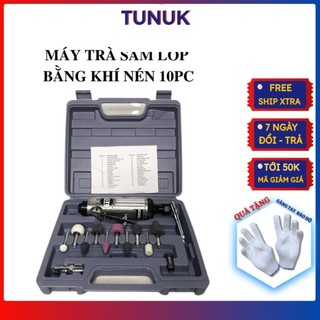 Máy mài hơi  Tunuk bộ trà săm lốp bằng hơi hãng TDL củ to, củ bé