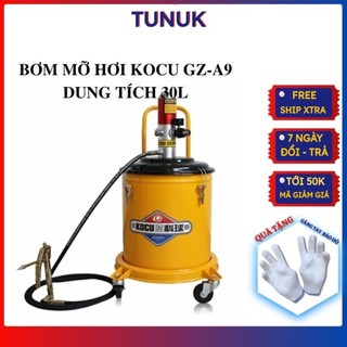 Máy Bơm Mỡ Hơi KOCU GZ-A9 30L Tunuk Dụng cụ bơm mỡ bằng khí nén