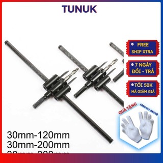 Bộ khoét lỗ chữ thập; khoét gỗ, thạch cao, nhưa.. kích thước 30-120mm/30-200mm/30-300mm