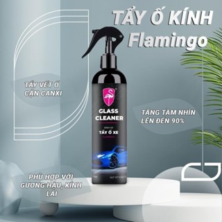 Chai Xịt Tẩy Ố Kính Xe Ô Tô, Tẩy Mốc Cặn Canxi Vết Ố Nước Flamingo Làm bóng kính xe chống bám nước