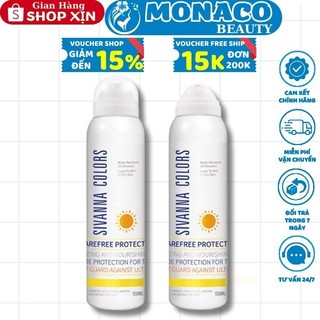 Xịt chống nắng Sivanna Colors Thái Lan 150ml chống nước, không bết dính, lộ vân, xịt chống nắng body SPF 50+ mọi loại da