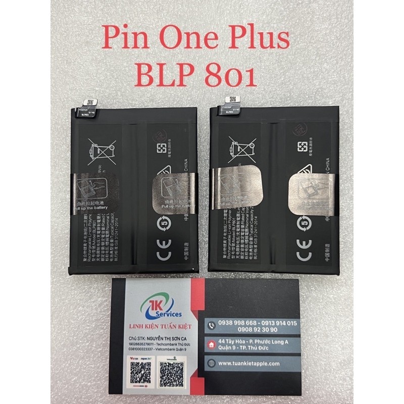 Pin One Plus BLP801 (2250mAh)
