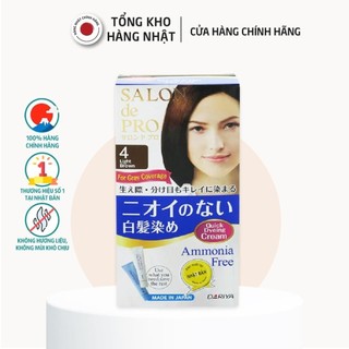Kem nhuộm tóc cho nữ phủ bạc Nhật Bản Salon de Pro 4