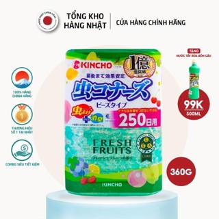 Hộp làm thơm phòng và đuổi muỗi Kincho Nhật Bản dạng hạt 250 ngày