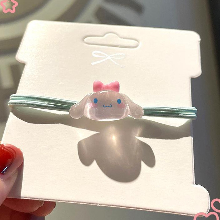 🥟ice🥟Dây buộc tóc cute gắn charm Kuromi, Sanrio phong cách Hàn Quốc