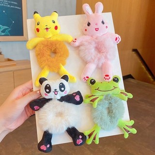 🍯Icecandy  Dây Cột Tóc Mềm Mại Hình Động Vật Hoạt Hình Dễ Thương