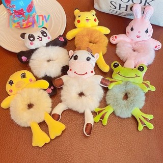 🍯Icecandy  Dây Cột Tóc Mềm Mại Hình Động Vật Hoạt Hình Dễ Thương