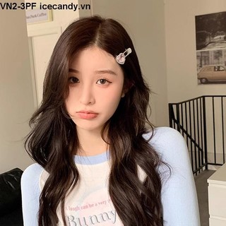 🍯icecandy Kẹp Tóc Mỏ Vịt Đính Đá Phong Cách Hàn Quốc
