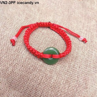 Vòng tay chỉ đỏ đồng điếu may mắn