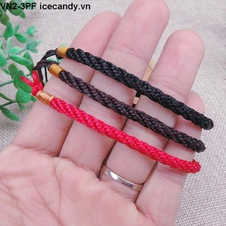🍯Icecandy Vòng Tay Bện Dây Đỏ May Mắn Dành Cho Cặp Đôi