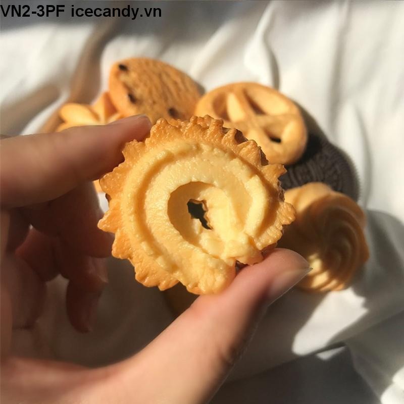 🥟ice🥟Kẹp Tóc Hình Bánh Quy Dễ Thương Ngộ Nghĩnh