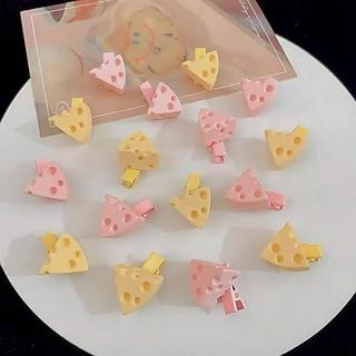🥟ice🥟Kẹp Tóc Hình Phô Mai Bằng Nhôm Đáng Yêu Mùa Hè Cho Nữ 1 Cái