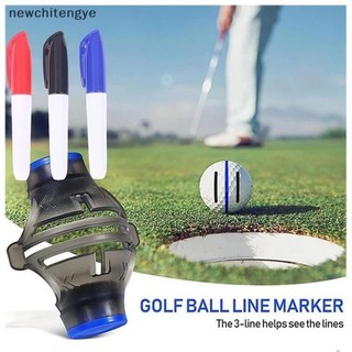 Bút kẻ line bóng golf 360 độ, bút kẻ line bóng golf 3 màu, dụng cụ kẻ bóng golf, phụ kiện golf .