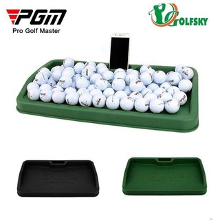 Khay cao su đựng bóng golf pgm - khay đựng bóng golf, khay chứa bóng golf.