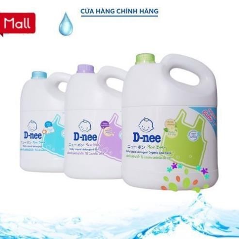 Nước giặt quần áo em bé Dnee 3000ml- Nước Giặt Xả Cho Trẻ Em an toàn 1400ml