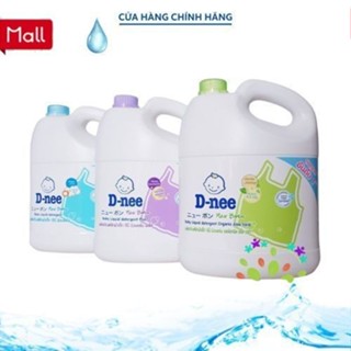 Nước giặt quần áo em bé Dnee 3000ml- Nước Giặt Xả Cho Trẻ Em an toàn 1400ml