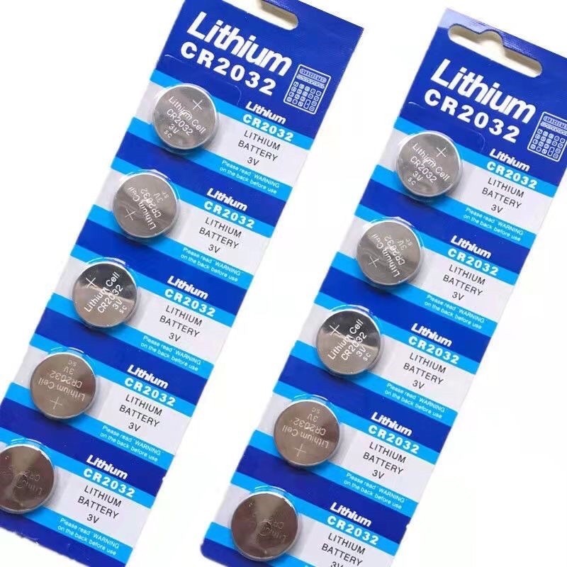 PIN CÚC ÁO VỈ 5 VIÊN (CR2025, CR1220, CR927, CR2032, CR2450, CR2016，CR1216，CR1225，CR1616，CR1620，CR1625，CR1632，CR2430)