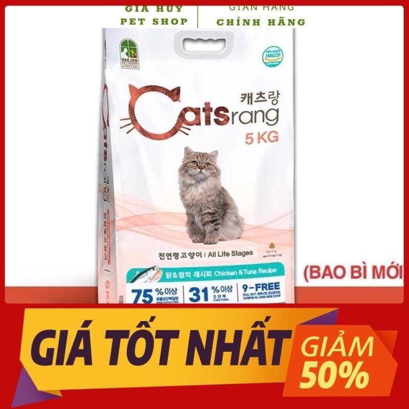 Thức ăn hạt cho mèo CATSRANG 5kg, NABIRANG 5kg siêu rẻ Hạt khô cho mèo