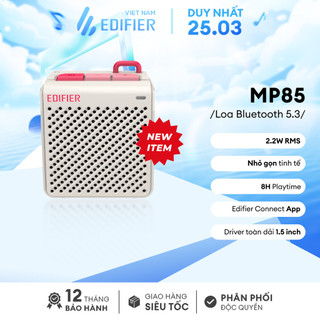 Loa Bluetooth V5.3 Wireless EDIFIER MP85 | Thời lượng pin 8H | Edifier Connect App 1 đổi 1
