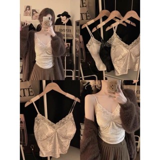 Áo bra nữ nhung ren áo bra ren 2 dây nhung nhũ cổ v ôm body quyến rũ siêu hot ms534 phanngoc06