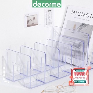 Kệ ngăn đựng tài liệu trong suốt nhiều tầng đa năng DecorMe DMJ