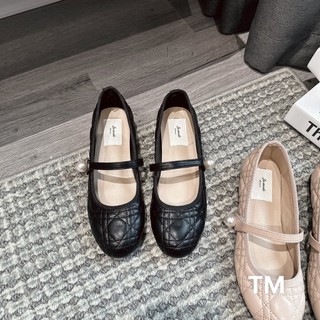 Giày mary jane dáng Dio 2 màu đen kem Size 35-39 fullbox