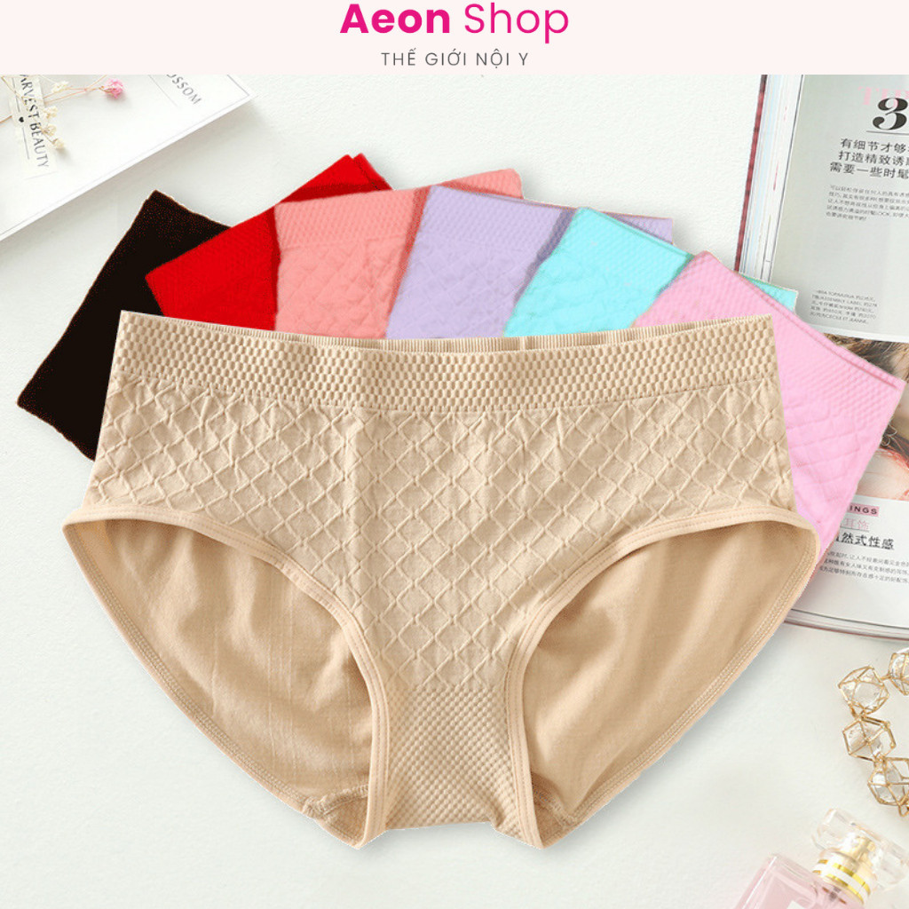 Quần Lót Nữ Cotton Quần Lót Nữ Thấm Hút Kháng Khuẩn AEON.SHOP Q8107