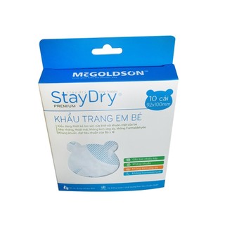 Khẩu trang cho bé Staydry hộp 10 cái