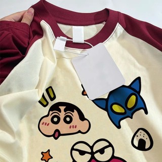 Áo thun nữ cổ tròn Đỏ mận quả mơ Raglan local brand SALMO áo phông form rộng Y0352