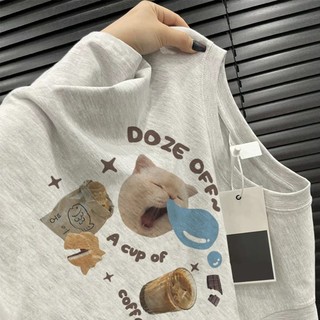 Áo thun nữ xám tiêu tay cổ tròn local brand SALMO áo phông form rộng unisex 100% cotton Y0214