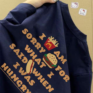 SALMO áo thun mùa hè nữ Xanh tím than cổ tròn áo phông local brand unisex tee 100%Cotton