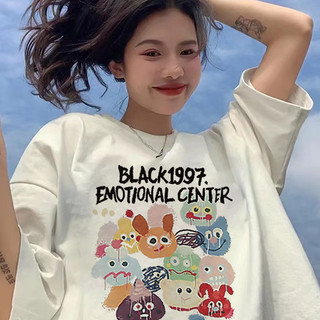 SALMO áo thun bigsize nữ local brand mùa hè Mẫu Mới cổ tròn áo phông tay lỡ 100%Cotton