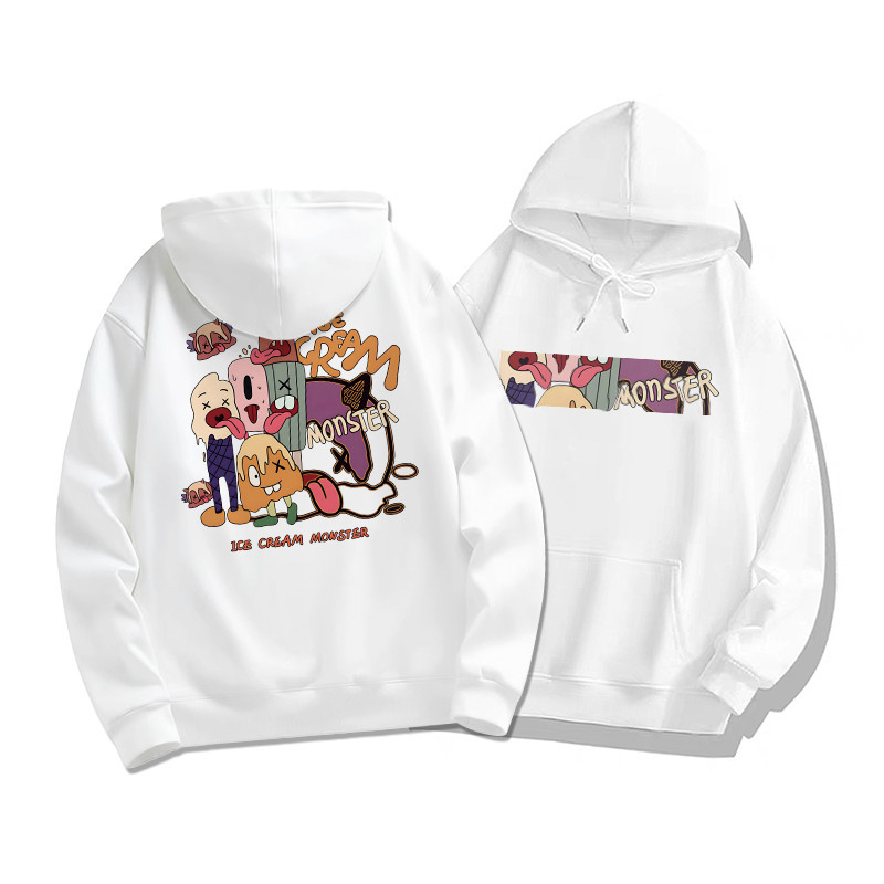 Áo hoodie dài tay đen nữ local brand SALMO vintage áo thu đông unisex 100% cotton