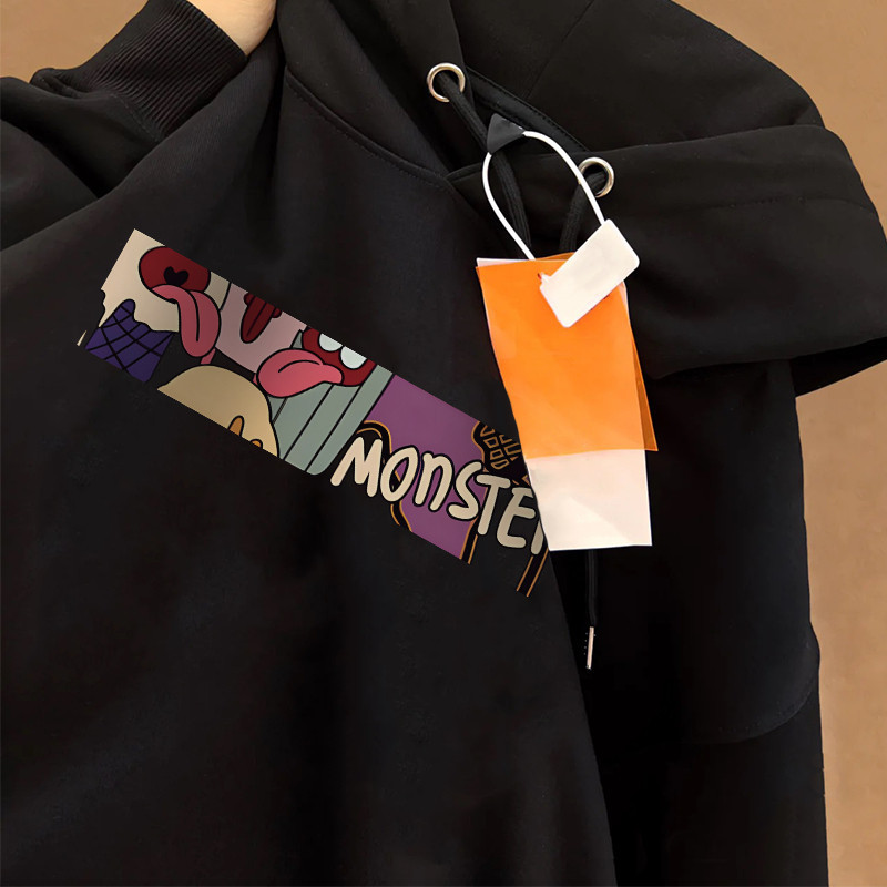 Áo hoodie dài tay đen nữ local brand SALMO vintage áo thu đông unisex 100% cotton