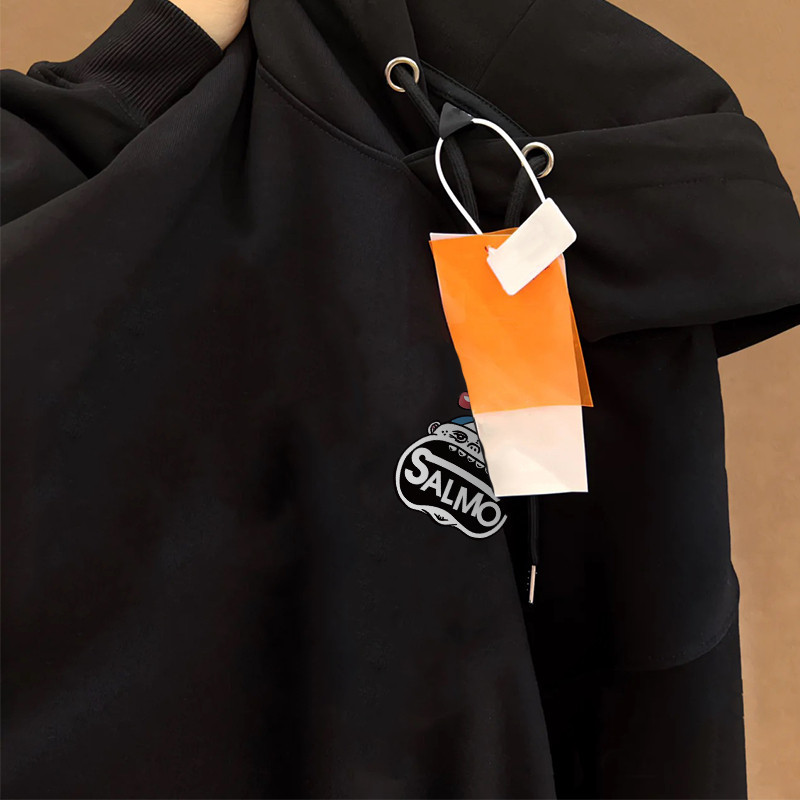 Áo hoodie dài tay đen nữ local brand SALMO chất áo thu đông unisex 100% cotton