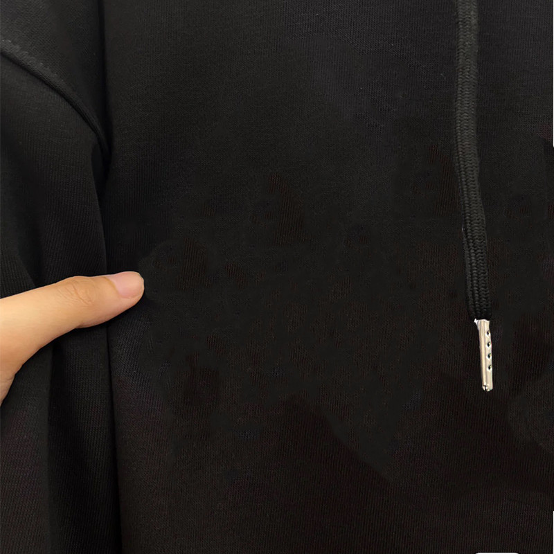 Áo hoodie dài tay đen nữ local brand SALMO chất áo thu đông unisex 100% cotton