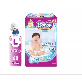 Tã dán bobby s80, m76, l68, xl62 miếng