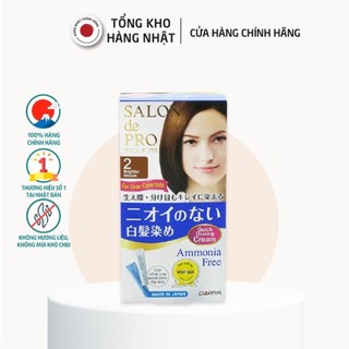 Kem nhuộm tóc nữ phủ bạc Nhật Bản Salon de Pro 2