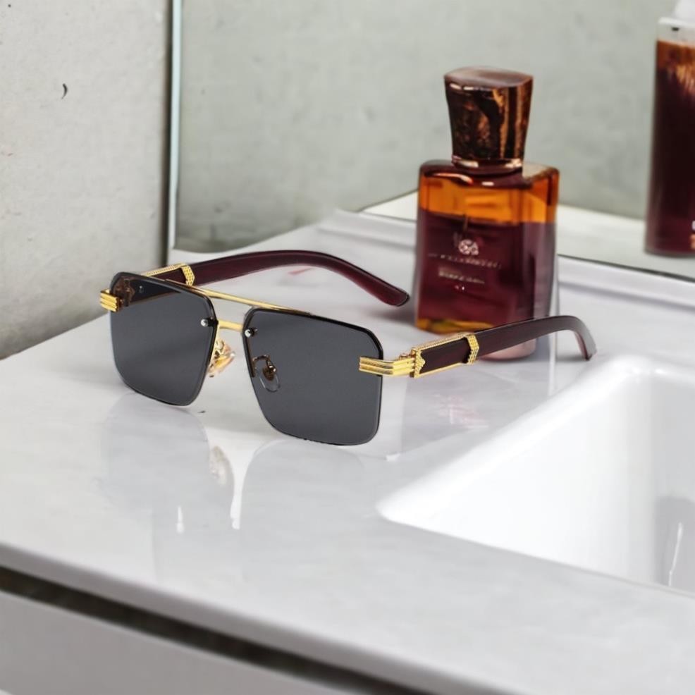 Mắt Kính Thời Trang Cao Cấp Gọng vân gỗ Phong Cách Trẻ Trung Sang Chảnh HN353