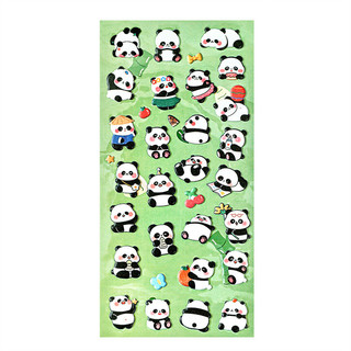 Sticker Nhãn Dán Gấu Trúc Dễ Thương