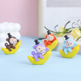 Tẩy gôm chì xoá hình khỉ con ôm chuối -thỏ hồng shop