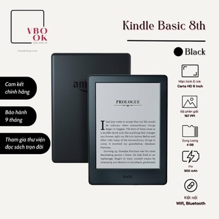 Máy đọc sách Kindle Basic - không đèn nền - Chính hãng Amazon