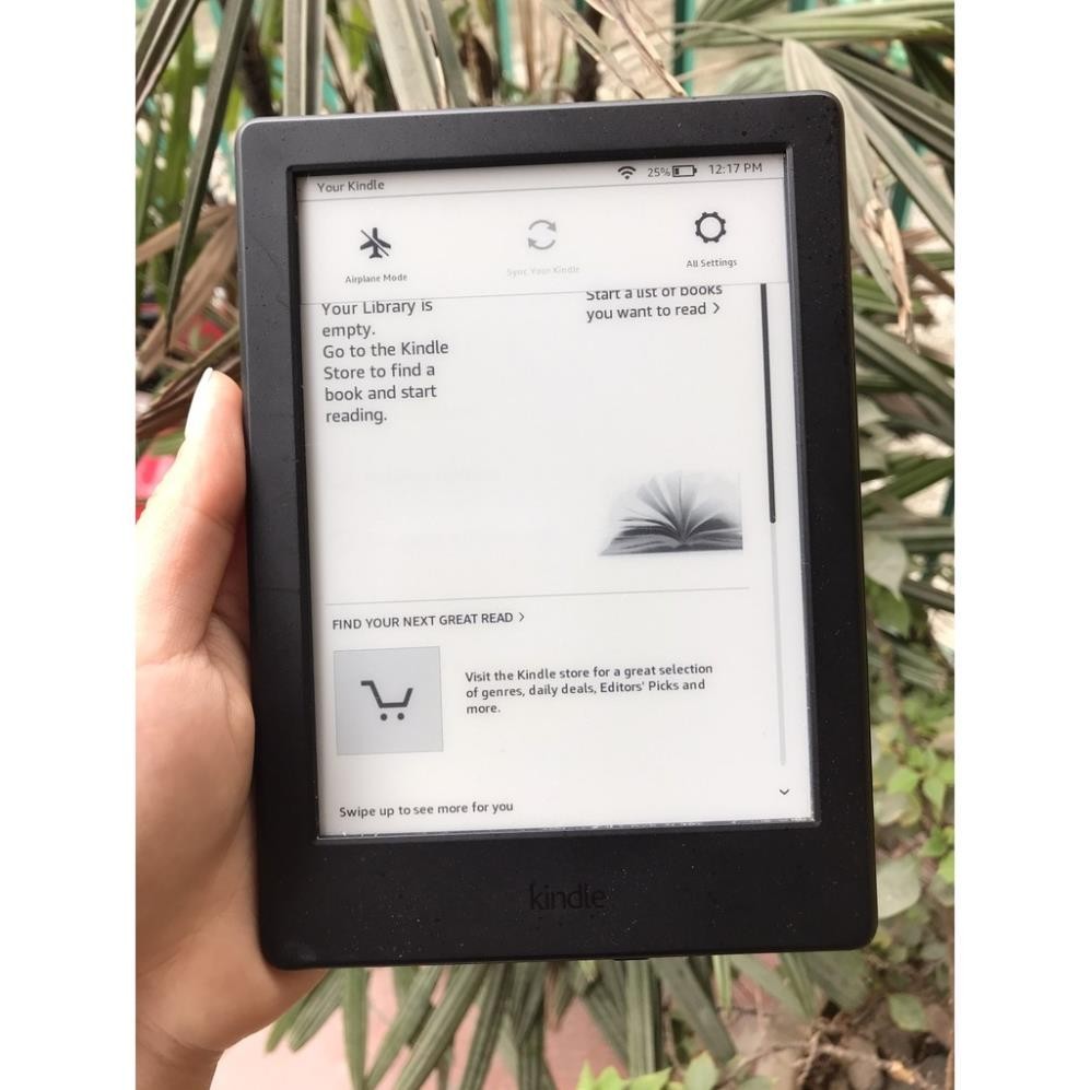 Máy đọc sách Kindle Basic - không đèn nền - Chính hãng Amazon | BigBuy360 - bigbuy360.vn