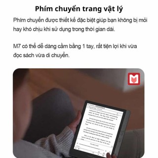 Máy đọc sách Meebook M7 (Tặng bao da, kho sách Sách Chất, ứng dụng Nghiện Đọc)