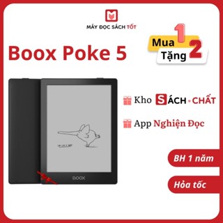 Máy Đọc Sách Boox Poke 5 (Tặng kho Sách Chất, ứng dụng Nghiện Đọc)