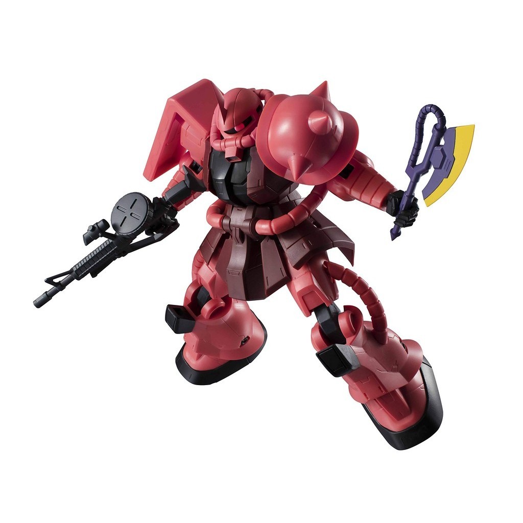 GUNDAM UNIVERSE Mobile Suit Anime MS-06S CHAR'S ZAKU II Mô hình di chuyển được sơn ABS&amp;PVC khoảng 150mm 【Direct From Japan】