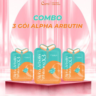 Combo 3 Gói Alpha Arbutin Hỗ Trợ Cải Thiện Tone Da