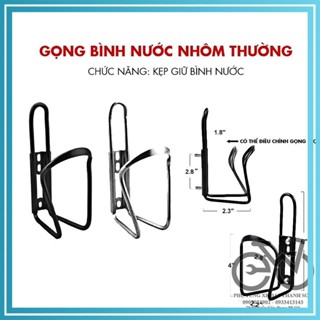 Gọng bình nước, giá treo bình nước xe đạp [ hợp kim nhôm ] TẶNG KÈM ỐC GẮN