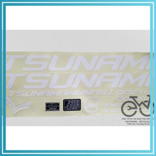  Tem Tsunami tem xe đạp Fixed Gear 