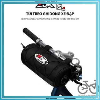  Túi treo xe đạp ZDK S4 chất vải cao cấp túi treo sườn ghi đông cốt yên xe đạp màu đen 